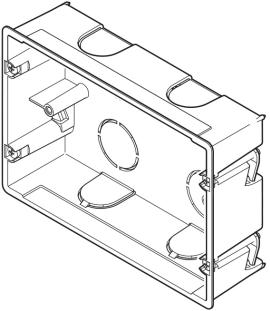 CAME (Old Part: XTS/5SIC) XTS Plasterboard Back Box.  For use with 5