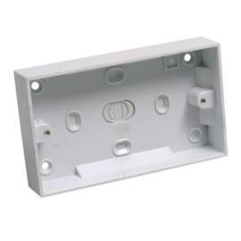 CEDPB225, PATTRESS BOX 25MM 2GANG