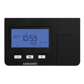 CHPRSTATDPB, CHOICE PLUS ROOM THERMOSTAT DIGITAL BLACK 7 DAY PROGRAMMABLE WITH FROST PROTECTION