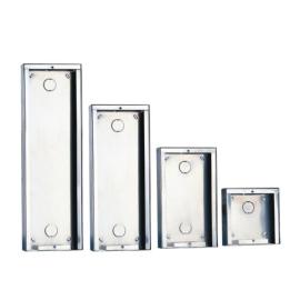 Comelit, 3316/6, POWERCOM 6 MODULE STAINLESS STEEL SURFACE-MOUNTED HOUSING