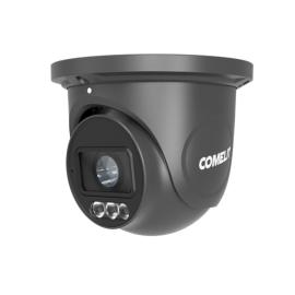 Comelit (IT04N2ZAB) BLACK IP TURRET CAMERA 4MP, 2.8-12MM, AI, COLOUR UP
