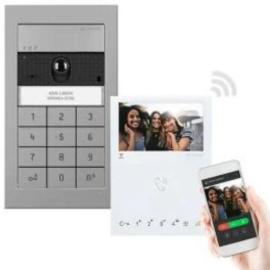 Comelit, SBK10-C-I, 10 USER FLUSH SWITCH BUILDING KIT WITH ACCESS CONTROL CUT-OUT - ICONA MONITOR
