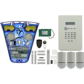 COMPACT-KIT, i-on Compact audible kit containing 3x PIR, 1x door contact, 1x keyfob, 1x blue sounder base