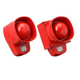 Cooper (CASB493)  Addressable Wall Sounder VAD (Red Plastic, White Flash)