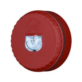 Cooper (FXSOLWRS)  Conventional Wall VAD (Red Plastic, Red Flash, Shallow Base)