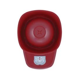 Cooper (FXSYG1WR)  Conventional Wall Sounder VAD (Red Plastic, Red Flash)