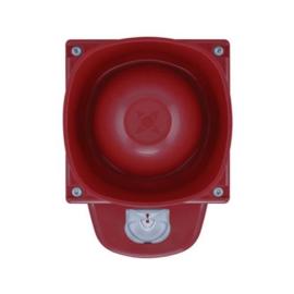 Cooper (FXSYG1WR-WP)  Conventional Wall Sounder VAD (Red Plastic, Red Flash, Weatherproof)
