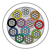 CQR (CAB12/WH/200M) 12C WH Type 2 Tin Strand Cop Pl 200m Reel gallery thumbnail