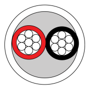 CQR (CAB2HF/WH/500) 2C WH Type 1 HF Tin Strand Copr  500m Reel gallery thumbnail