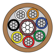 CQR (CAB8/BR/100M) 8C BR Type 2 Tin Strand Copr UK 100m Reel gallery thumbnail