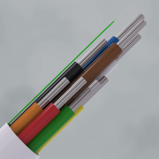 CQR (CAB8HF/WH/100/C) 8C WH Type 1 HF Tin StrandCu 100m Class C gallery thumbnail