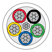 CQR (CABCCA6/WH/100M) 6C WH Type 3 Tin Strand CCA UK 100m Reel gallery thumbnail