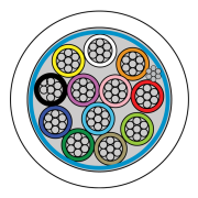 CQR (CABS12/WH/100/PR) 12C SCR WH Type2 TinStrandCop UK 100m Reel gallery thumbnail