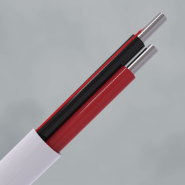 CQR (CABS2HF/WH/SO/100/D) 2 Core Solid HF Cable A 100m Reel Class D