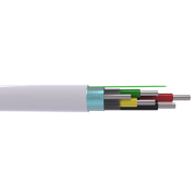 CQR (CABS4HF/WH/SO/100/D) 4 Core Solid HF Cable  100m Reel Class D gallery thumbnail