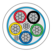 CQR (CABS6HF/WH/100/C) 6C SCR WH Type 1 HF TinStrandCop UK 100m Class C gallery thumbnail