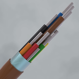 CQR (CABS8/BR/100) 8C SCR BR Type 2 Tin Strand Cop 100m Reel