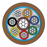 CQR (CABS8/BR/100) 8C SCR BR Type 2 Tin Strand Cop 100m Reel gallery thumbnail