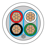 CQR (CABTP2X2/WH/100) 2x2C 8723 Twisted Pair Belden Style BN 100m Roll gallery thumbnail