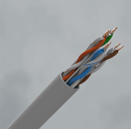CQR (CAT6UTP/GY/PVC/305) Category 6 Data Cable Grey PVC sheathing (305m)
