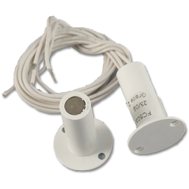 CQR (FC503/WH) 3/8 Flush Contact 1 RD 4 Wire White