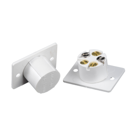 CQR (FC505/WH) F.Cont.5T Twin Rectangular White