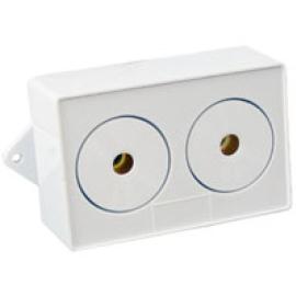 CQR (SOSB1L) S100 Dual White Piezo Sounder 12V