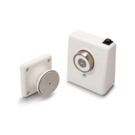 Cranford, (302-019), Wall Mounted Door Retainer Plastic 24v 200N c/w Keeper Plate