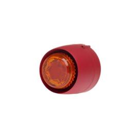 Cranford, (511-101L), 24v VTB Spatial Sounder Beacon 32 tone c/w Deep Base, Red Base/Amber Lens - EN54 part