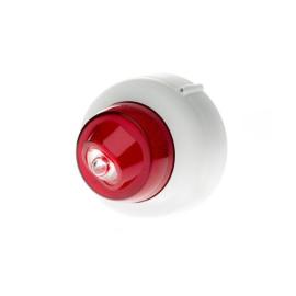 Cranford, (VXB-1EVAD EN54-23 W-2.4-8 DB WB RF (512-304)), Wall mounted VAD LED beacon c/w deep base, white body, red flash