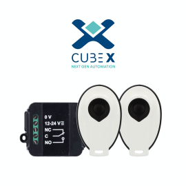 CUBEKIT, Wireless radio kit including 1x 1-relay receiver and 2 x 1-channel transmitters