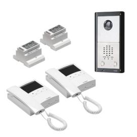 CVR4KV-2, Flush vandal resistant 2 way colour video kit