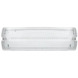 D1011SWH, Duceri Emergency Bulkhead 5W LED IP65 Lithium Battery Switchable Self-Test White
