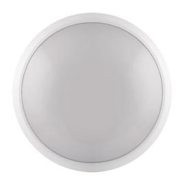 D4620WH, Duceri Mains Only Surface Circular Bulkhead 14W CCT LED IP65 with Microwave Sensor White