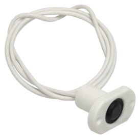 DA123/F, FLUSH MOUNT PUSH BUTTON WHITE