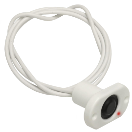 DA123/FLED, FLUSH MOUNT PUSH BUTTON WITH LED WHITE