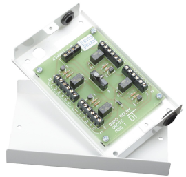 DA255, QUAD RELAY METAL CASED 12V 4 x SPCO 1A