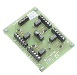 DA255U, QUAD RELAY PCB ONLY 12V 4 x SPCO 1A