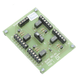 DA255U/24, QUAD RELAY PCB ONLY 24V 4 x SPCO 1A
