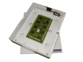 DA256, 8 WAY RELAY PCB METAL CASED 12V 8 x DPCO 1A