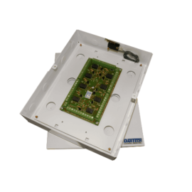 DA256/24, 8 WAY RELAY PCB METAL CASED 24V 8 x DPCO 1A