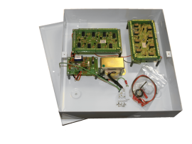 DA262-16, MAINS POWERED RELAY PCB METAL CASED 16 x DPCO 1A