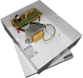 DA395, 2 X 1A 12VDC (13.7V) PSU METAL CASED