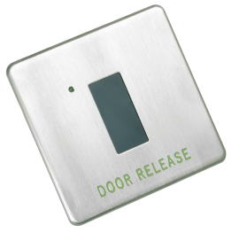 DA423/BRASS/B, PROXIMITY RTE FLUSH MOUNT 12/24V DC WITH SOLID BRASS FRONT PLATE (BRUSHED FINISH) (MOQ 50)