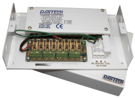 DA665/8, 8 X 500mA 12VDC PSU METAL CASED