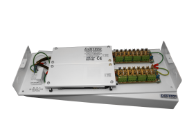 DA667/16, 8A 12VDC (16x0.5A) METAL CASED PSU