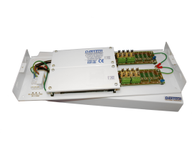 DA667/8, 8A 12VDC (8x1A) METAL CASED PSU