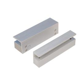 DBGLS150, Glass Door drop bolt fail safe, 12vdc in silver with delay timer 0/3/6/9 secs