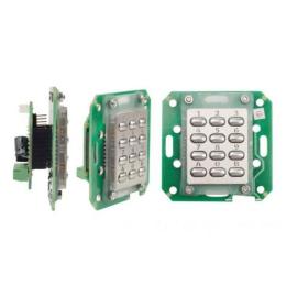 DINPAD-M-E, Coded access electronics with Wiegand output (Requires DINFP face plate, see below)