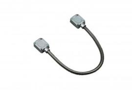 DL02, Armoured metal door loop 600mm long with a box fixing